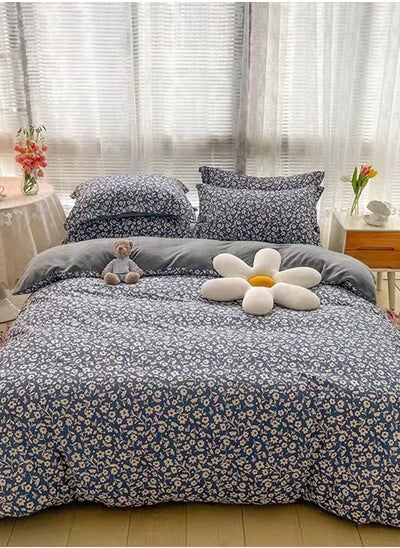 Buy Printed Floral King Bedding Set 220X240Cm in UAE