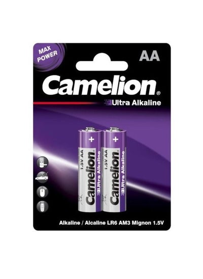 اشتري Camelion AA Ultra Alkaline LR6/316 BL2 2700mAh في مصر