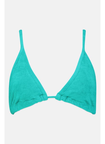 اشتري Women Solid Non-Padded Bikini Top, Green في الامارات