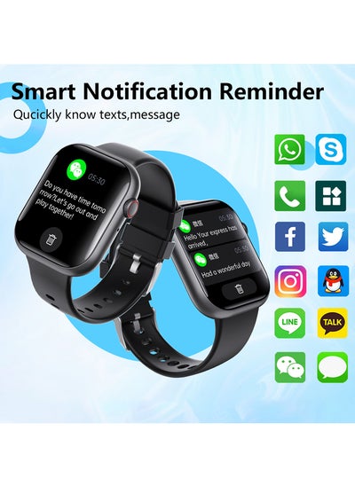 Buy Large screen F70 blood sugar smart watch breathing training calorie counting pedometer sports watch SOS fall help in Saudi Arabia