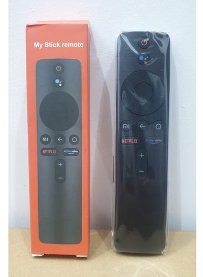 اشتري جهاز تحكم عن بعد جديد  لجهاز مي تي في ستيك بوكس إس 4K مع تفعيل الصوت بتقنية البلوتوث أسود في السعودية