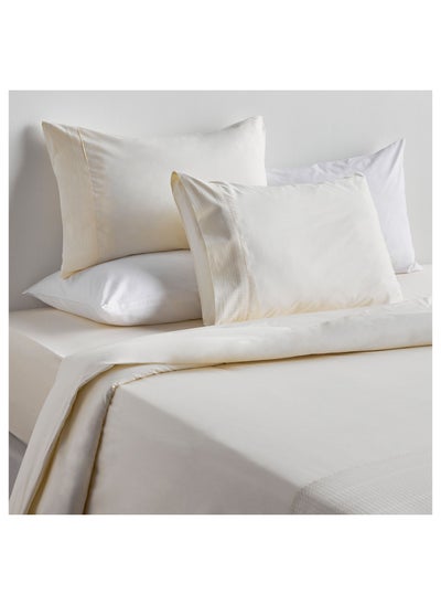 Buy Eternity Cotton Percale 325 Thread Count 3-Piece Super King Duvet Cover Set - 260x220 cm in Saudi Arabia