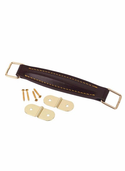 Buy Guitar Amplifier Handle, Vintage Style Guitar AMP Amplifier Handle, PU Leather Internal Steel, Replacement Amp Handle Strap for Guitar Amplifiers Speaker (Brown) in UAE
