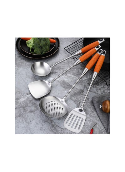 اشتري New stainless steel spatula four piece set في السعودية