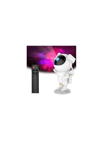 Buy Starry Night Projector with Timer and Remote Control, 360 Degree Adjustable Spaceman Galaxy Nebula Spaceman Design for Kids Adult Bedroom, Playroom and Party, White in Egypt