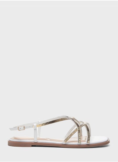 اشتري Multi Strap Flat Sandals في السعودية