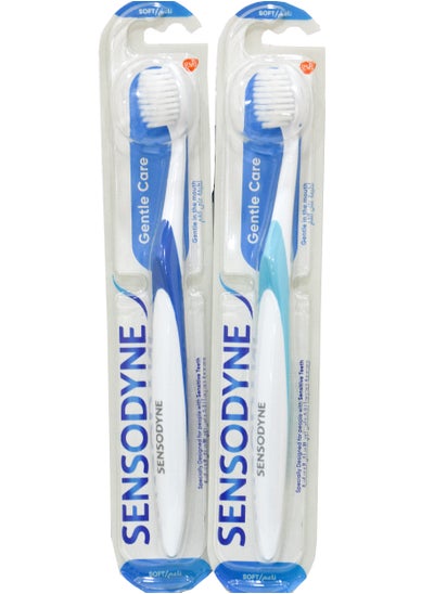 Buy Sensodyne Soft  Brush Gentle Care Specially Designed For People With Sensitive Teeth 1+1 in Egypt