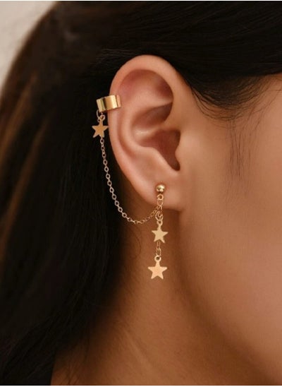 Buy 2pcs Star Drop Earrings shein in Egypt