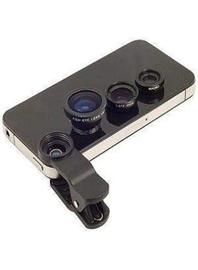 Buy 3 in 1 Universal Clip Lens for Smartphones nd Tablets Apple Iphone 4 4s 5 in Egypt