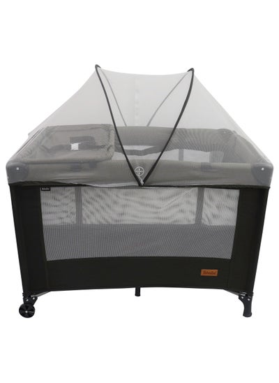 اشتري Dream Nest Affordable Nursery Center Bassinet & Playard - Lightweight - Grey في الامارات