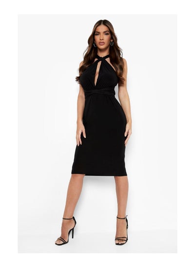 Buy Slinky Halterneck Midi Dress in Saudi Arabia