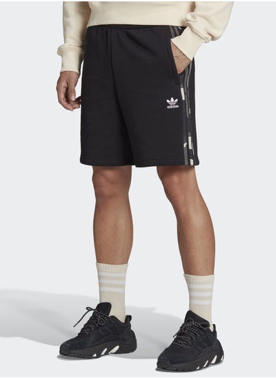 Buy 3 Stripe Camo Graphic Shorts in UAE