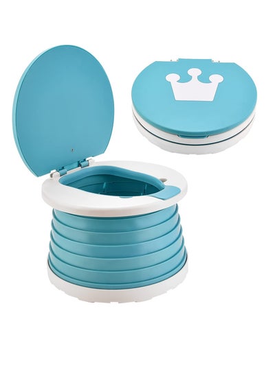 اشتري Travel Potty for Toddler, Kids Portable Potty Training Toilet for Indoor and Outdoor, 2-in-1 Car Potty Chair for Baby في الامارات