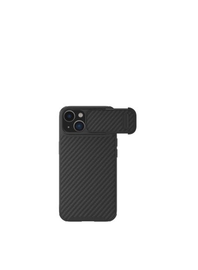 Buy Nillkin Synthetic Fiber S Case iPhone 14 Plus with camera cover black in Egypt