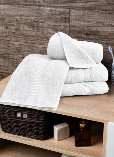 Buy Banotex Bath Towel (70 x 140 cm) - 500 GSM 100% Combed Cotton   Egyptian Cotton, Quick Drying Highly Absorbent - Thick Highly Absorbent Bath Towels - Soft Hotel Quality for Bath and Spa and Color Fast in UAE