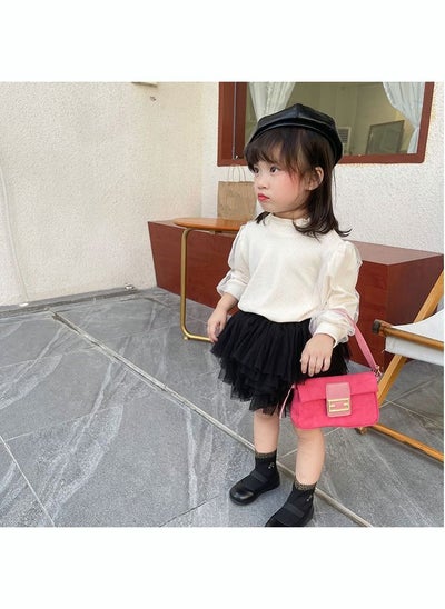 Buy Little Girls Tutu Skirt A-Line Layered Tulle Princess Dresses Dance Wear Clothes For Girls in UAE