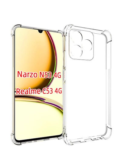 Buy Protective Case Cover for realme C53 4G Clear in Saudi Arabia