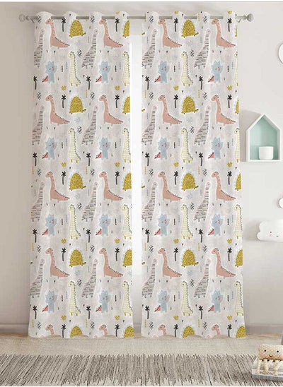 Buy Ready-Made Printed Curtain ( Two Pieces Grommet) 275x270x275 in Egypt