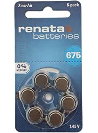Buy Hearing Aid Batteries 1 45Volt - 6 Pack in Egypt