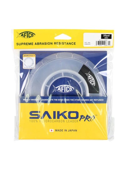 اشتري AFTCO Saiko Pro 100% Fluorocarbon Leader 25YDs في الامارات