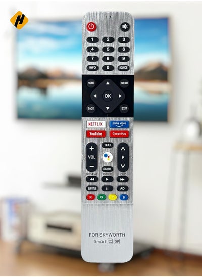 Buy Replacement remote control for Skyworth Smart TV, SKYWORTH Smart Tv LCD, LED, suitable for many models of Skyworth Smart TVs in Saudi Arabia