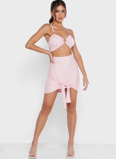 Buy Wrap Front Skirt in UAE
