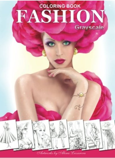 اشتري Fashion Coloring Book Grayscale Coloring Book For Adults by Lazareva, Alena Paperback في الامارات