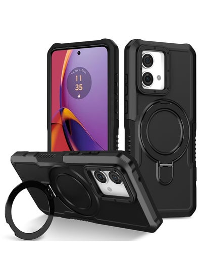 Buy Shockproof Protection Phone Case for Motorola MOTO G84 5G Black in Saudi Arabia