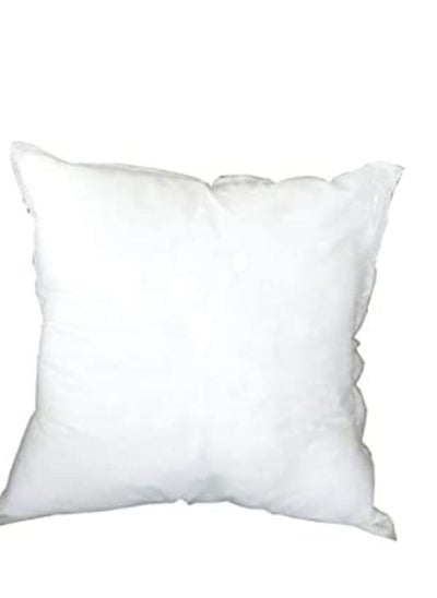 Buy Maestro 1-Piece Non Woven Cushion Hollow Fiber Polyester White 65x65cm in UAE