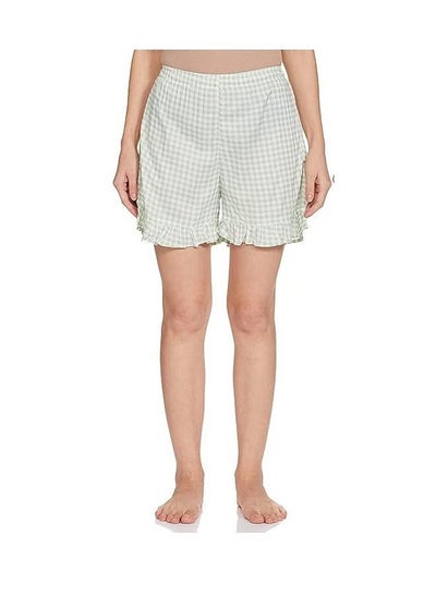 اشتري Green Women's Frill Casual Shorts في الامارات