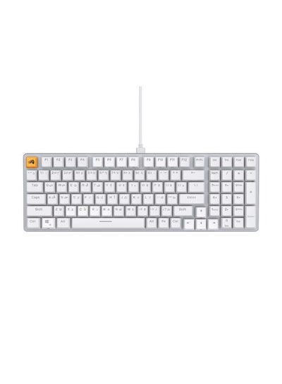 Buy Glorious GMMK 2 96% Arabic & English RGB Gaming Keyboard - Full-Size and Customizable TKL Keyboard for Gamers - White in Saudi Arabia