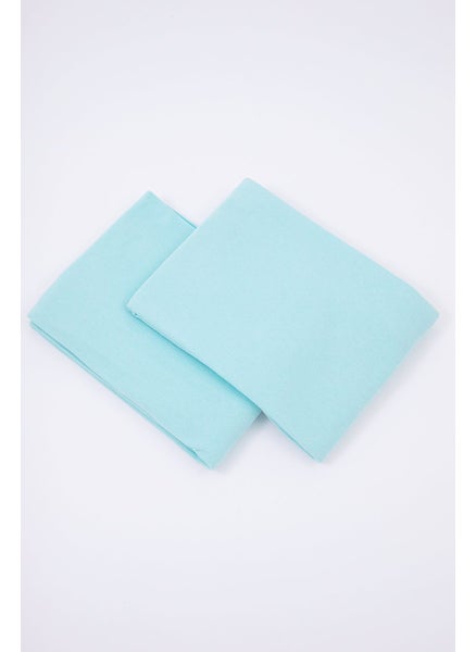 Buy 2 Jersey Pillowcases 80 x 40 cm, Mint in UAE