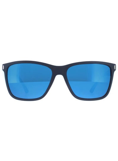 Buy Full Rim Square Men Sunglass - SPL529 92EB - Lens Size: 58 mm - Blue in Saudi Arabia