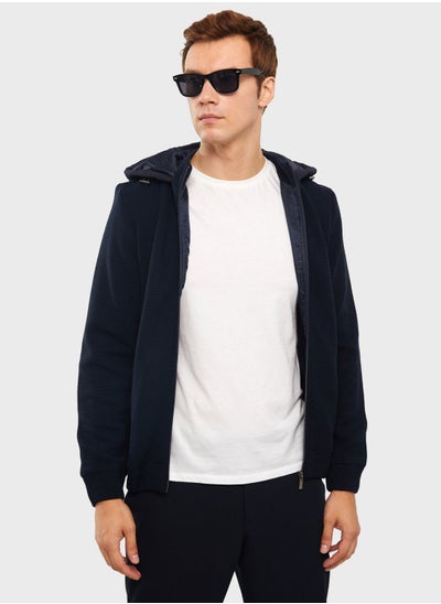 اشتري Zip Through Hooded Jacket في الامارات