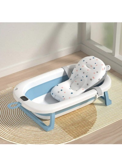 Buy Foldable bathtub with shower cushion and thermometer to measure temperature in Egypt