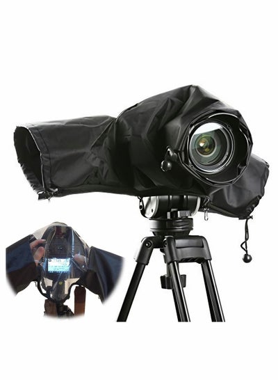 Buy Professional Nylon Camera Rain Cover with Enclosed Hand Sleeves, Photo Accessories for Photography Gear in UAE