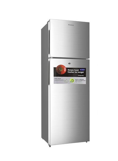 Buy VENUS Double Door Refrigerator, 350 L, Silver - VG 352 CS in UAE