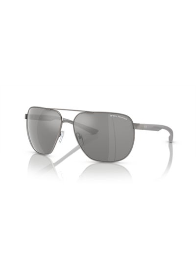 Buy Men'sPolarized Round Shape Metal Sunglasses 2047S - Lens Size: 63 Mm - Matte Gunmetal in Saudi Arabia