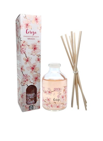 Buy Reed Diffuser With Incense Sticks Cherry 50ml in Saudi Arabia