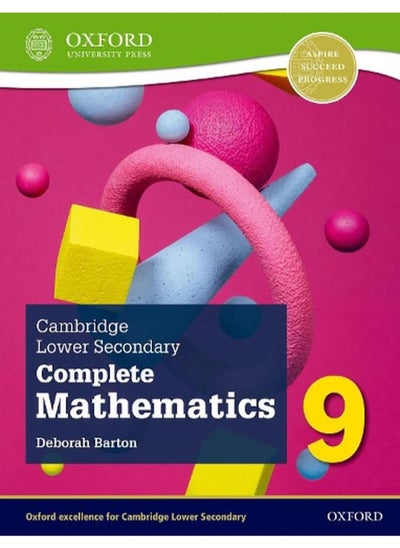 Buy Cambridge Lower Secondary Complete Mathematics 9  Student Book  Second Edition   Ed   2 in Egypt