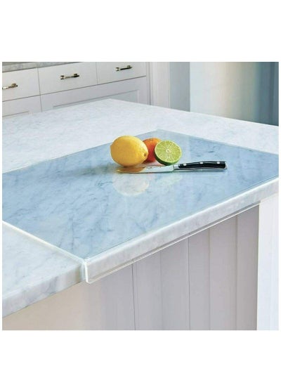 Buy Non Slip Clear Chopping Board for Kitchen 60 L x 45 W cm Acrylic Clear Chopping Board in UAE