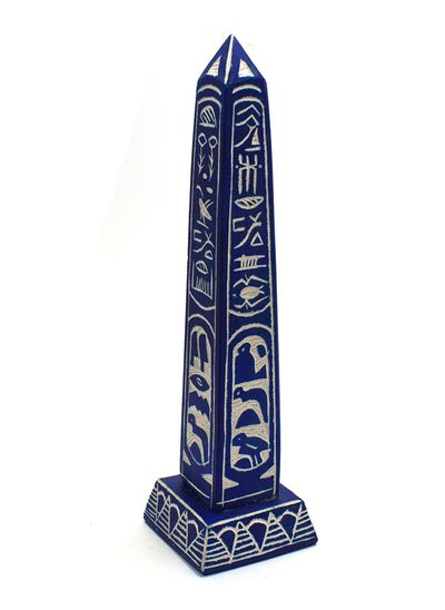 Buy immatgar pharaonic Decorative Egyptian Obelisk ancient Egyptian souvenirs gifts from Egypt Collectible Pharaohs (Blue - 20 CM Long) in Egypt