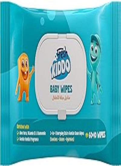 Buy Fresh Kiddo Wipes 70pcs in Egypt