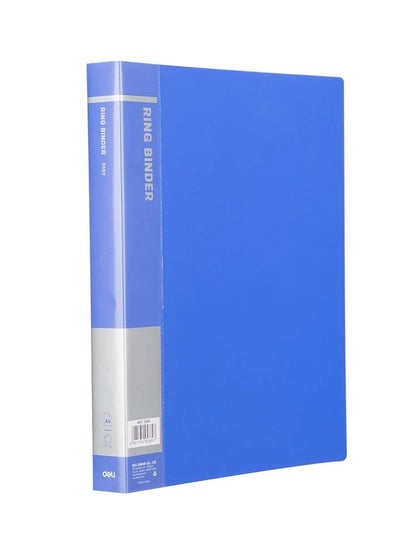 اشتري Double Ring File Folder Blue في الامارات