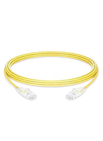 Buy Cat 6 Network Cable Yellow 1m in Saudi Arabia