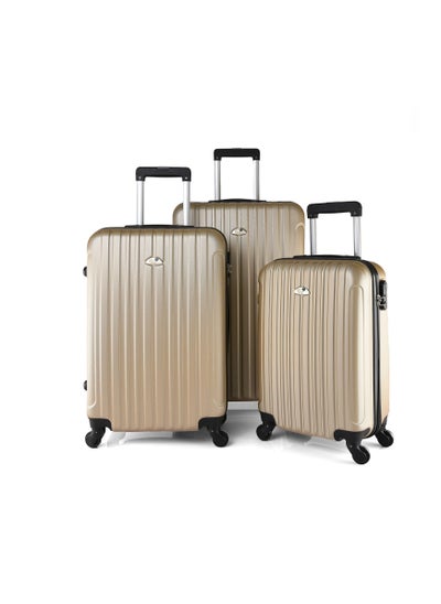 Buy NEW TRAVEL HARD Luggage set 3 pieces size 28/24/20  inch BR653/3P in Saudi Arabia