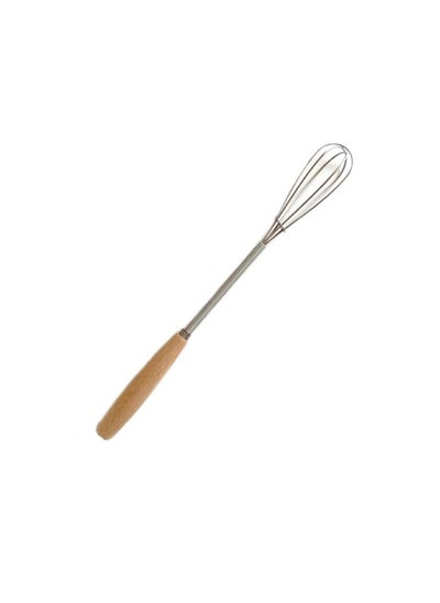 Buy Stainless Steel Wire Egg Whisk with Wooden Handle for Blending Ingredients and  Mixing Sauces in Egypt