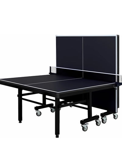 Buy MASTON Professional Foldable Table Tennis Table, Elite Table Tennis Set for Pro Players, 18mm Tabletop 50mm Legs Ping Pong Table Classic Black with Net Set MST-TB6000 in UAE