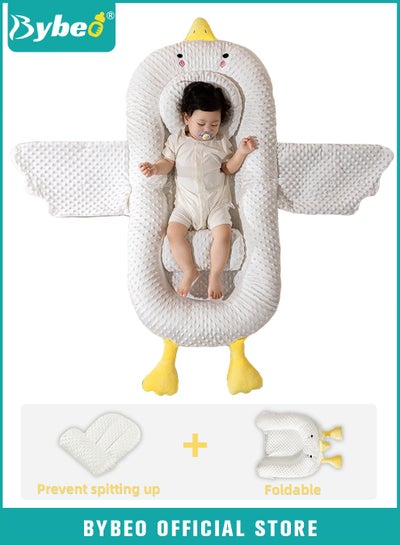 3PCS Baby Lounger, Multifunctional Babies Nest for Sleeping with Head  Shaping Pillow and Foot Cushion, Infant and Toddler Bed Nursing Pillow,  Memory Foam Cushions, Gifts for Newborns and Toddlers price in UAE