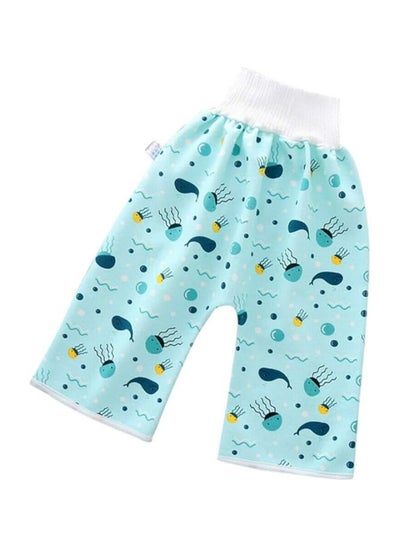 Buy Waterproof Cotton Diaper Shorts Toddler Training Diaper Pants for Baby Pee Training Skirt for Baby Toddler Boy Girl Night Time Sleeping in Saudi Arabia